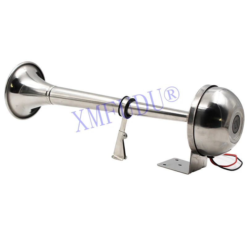 12v Морская Лодка из нержавеющей стали однотрубный рог, низкий тон, 16-1/8"