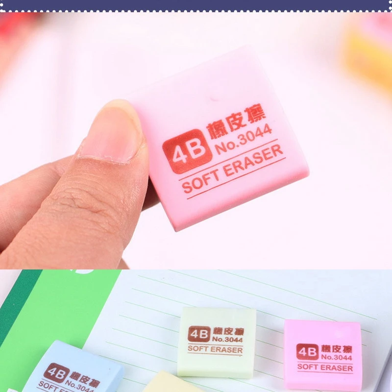 Карандаш резиновый ластик Профессиональный Мягкий Прочный гибкий куб офисные