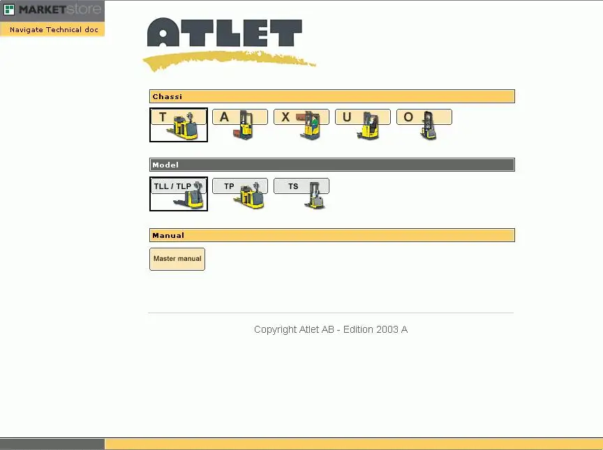 Atlet AB для вилочных погрузчиков|forklift| |
