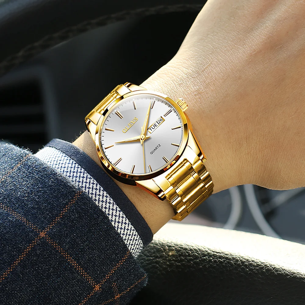 

Top luxury brand boutique quartz watch business sports style waterproof watch for men