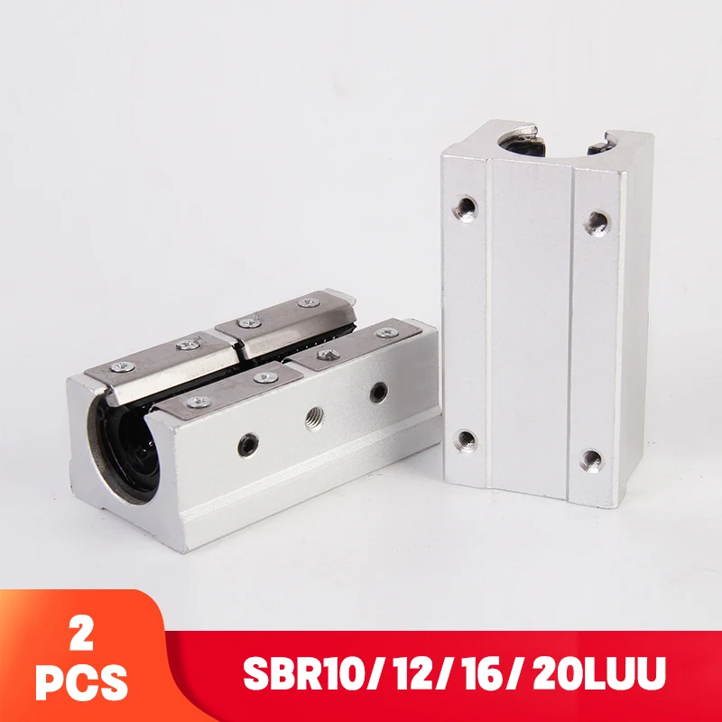 

2 шт./лот SBR10LUU SBR12LUU SBR16LUU SBR20UU SBR12LUU 16 мм линейный Шарикоподшипниковый блок CNC маршрутизатор SBR16 линейная направляющая 3D