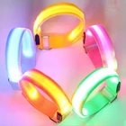 Нога лошади ремни 4 шт. светодиодная осветительная полоса оборудование для ночной езды на лошади для уличного спорта наездник нога лошади Стропы USB