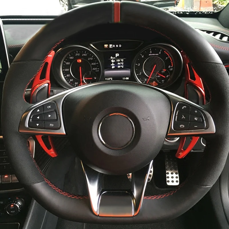Для Mercedes AMG GT A35 A45 C43 C63 E53 E63 S63 S65 G63 GLB35 GLC43 GLC63 W205 W213 X253 рулевого колеса Шестерни