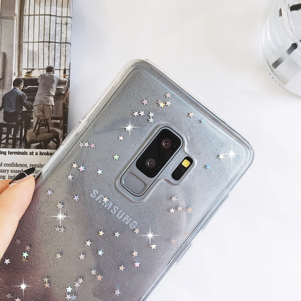 Pepmune Transparent Soft Case For Samsung A8 2018 A7 A6 Girl Cute Shockproof Phone Cover Galaxy J4 Plus J6 J5 J3 2017 Coque |