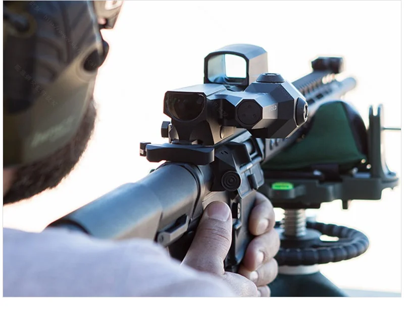 Tactical Dual-Enhanced Optical Sight D-EVO Reticle Rifle Scope with LCO Red Dot Reflex Sight Holographic Sight for Hunting