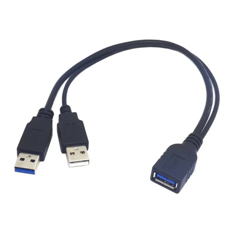 Кабель-удлинитель с двумя USB-портами и разъемами на 3 0 дюйма | Компьютеры офис