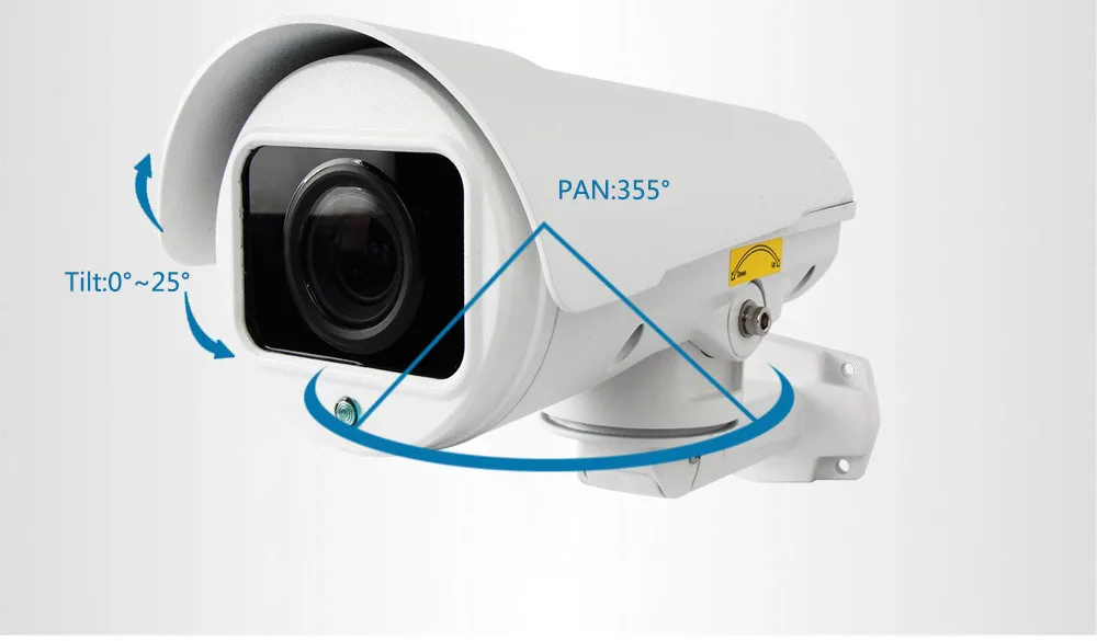 UniLook открытый 2MP/5MP пуля POE PTZ IP камера 4x/10x оптический зум HD PTZ камера системы безопасности Onvif Всепогодный ИК 80 м H.265