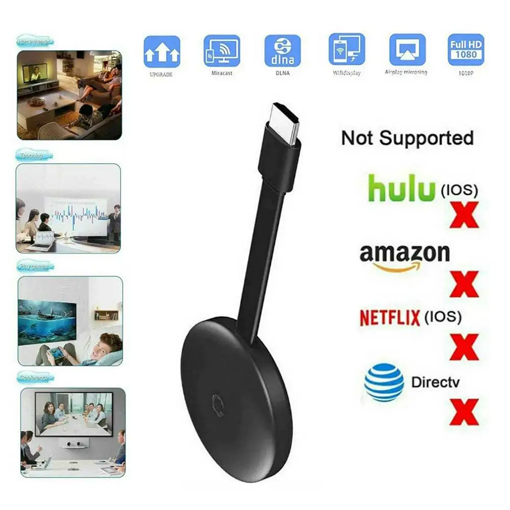 Для Chromecast 3-го поколения 1080P HDMI Цифровой Видео Медиа ТВ стример |