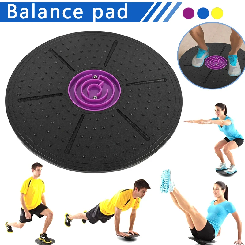 

Yoga Balance Board Disc Stability Round Plates Exercise Trainer for Fitness Sports HB88