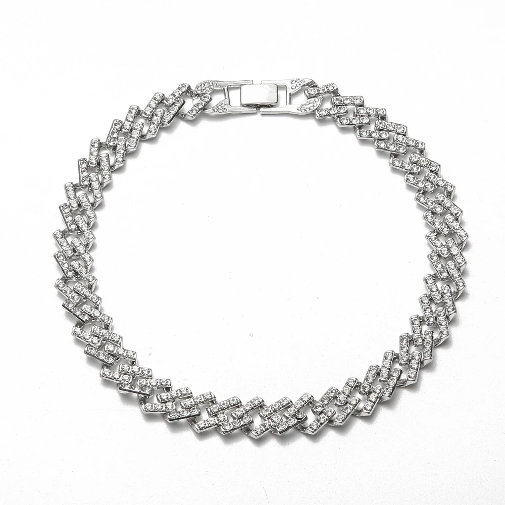 Ожерелье из кубинской цепи для женщин и мужчин Ювелирное Украшение в стиле