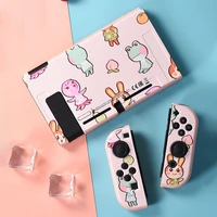 cute cartoon tpu soft protective case shell for nintendo switch game console pink cover shell for nintend switch console cover