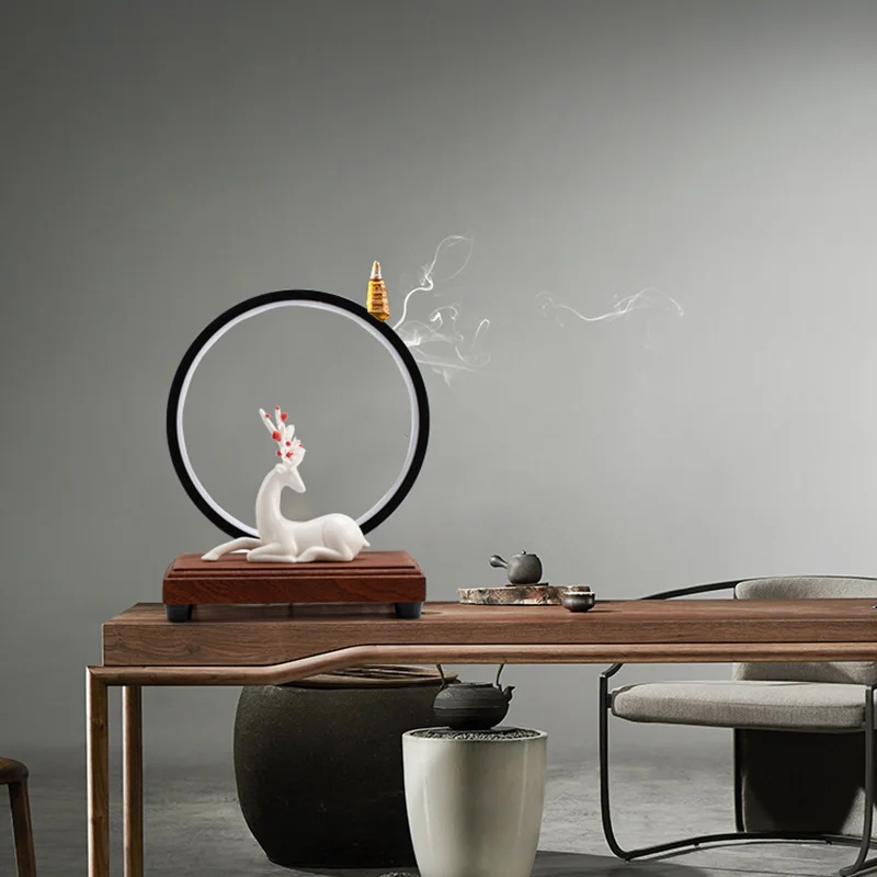 Китайская горелка для благовоний с обратным потоком лотоса электрическое