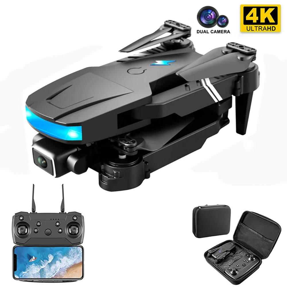 4K Professional Wide Angle Mini Drone RC Quadcopter Altitude hold Dual Camera HD WiFI FPV Foldable Dron Toys For Kids Gift enlarge