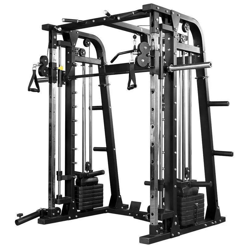 Gym Commercial Multifunctional Gravity Machine Comprehensive Fitness Squat Trainer Smith Gantry