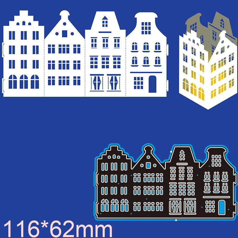 Металлические пресс-формы для дома квартиры новый шаблон для украшения бумаги для скрапбукинга тиснение «сделай сам» бумажная карточка ремесло 116*62 мм