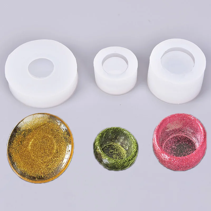 1pca чаша пластина Силиконовая Форма Смола форма для изготовления ювелирных