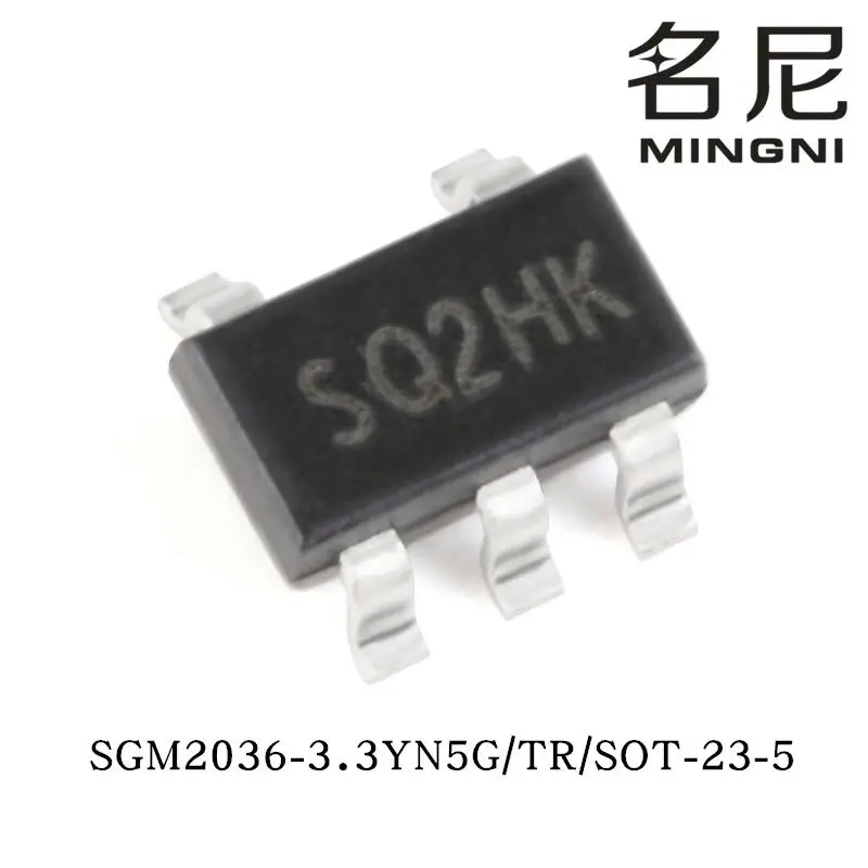 50PCS/lot SGMICRO SGM2036-2.8YN5G/TR SGM2036-3.3YN5G/TR SGM2036-ADJYN5G/TR SOT23-5 Low Dropout Linear Regulator New Original - купить по