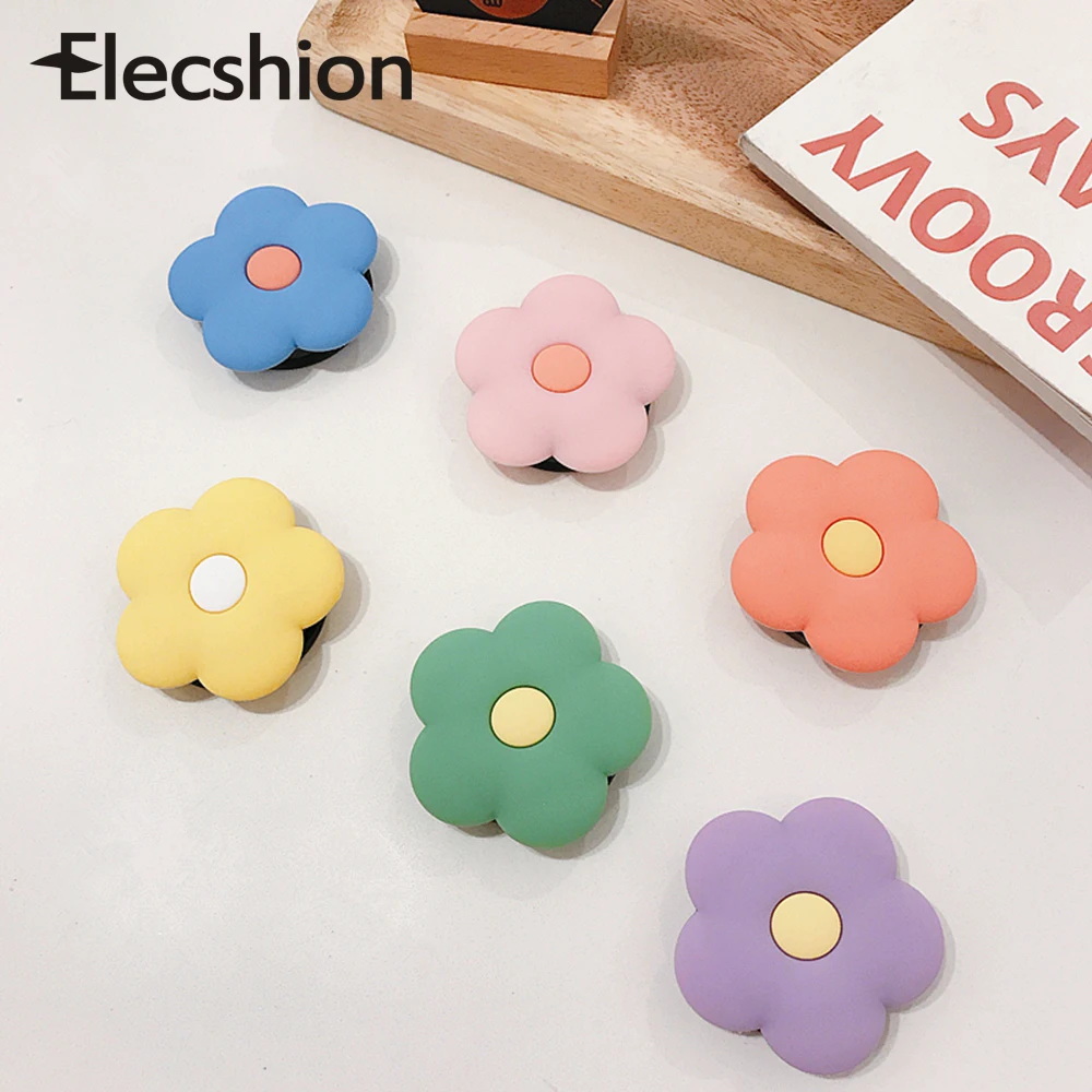 Милый мультфильм цветок телефон стенд Выдвижной кронштейн универсальный чехол