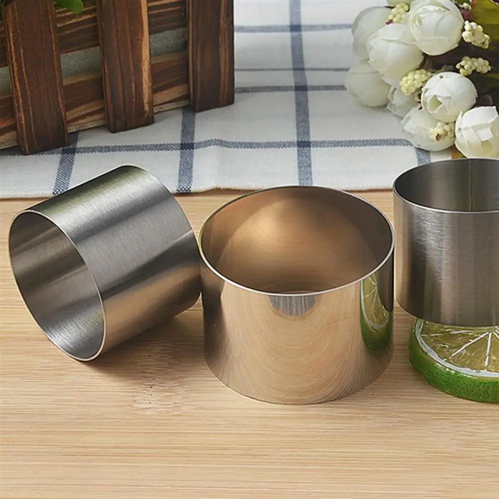 Многофункциональная круглая губка для Мусса из нержавеющей стали кондитерское