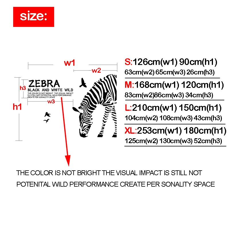3d акриловые хрустальные настенные наклейки с зеброй для детской комнаты дивана