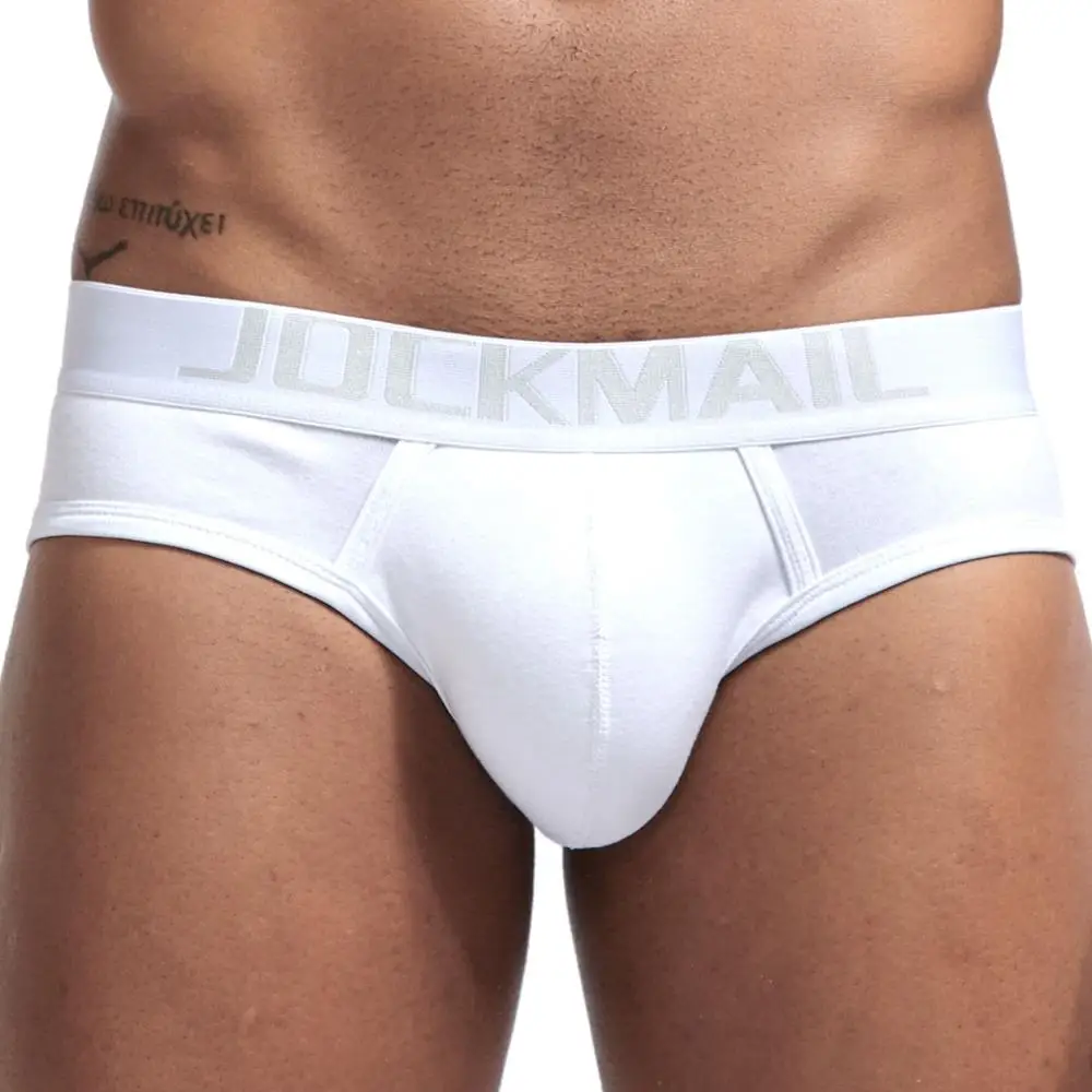 Трусы брифы JOCKMAIL мужские хлопковые дышащие трусы слипы пикантное нижнее белье
