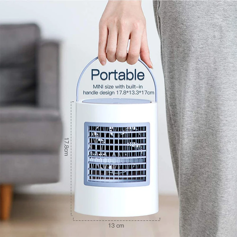 Мини Кондиционер с водяным охлаждением воздушный охладитель вентилятор