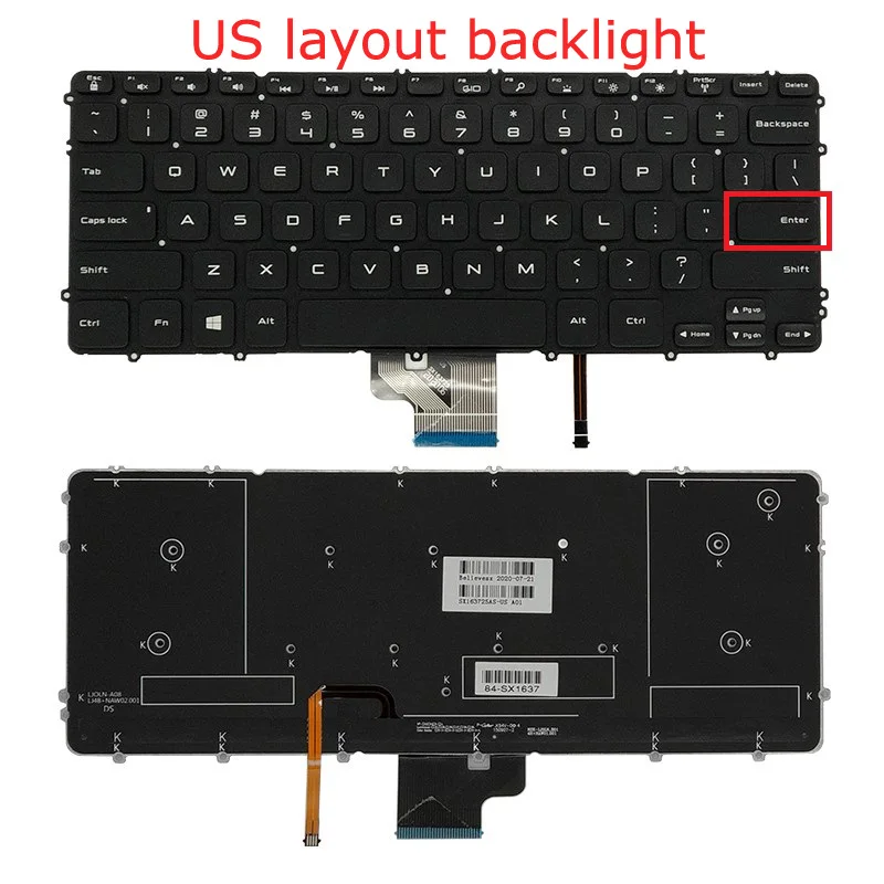 Оригинальная новая клавиатура для DELL PRECSION XPS 15 9530 M3800 9530B P31F с