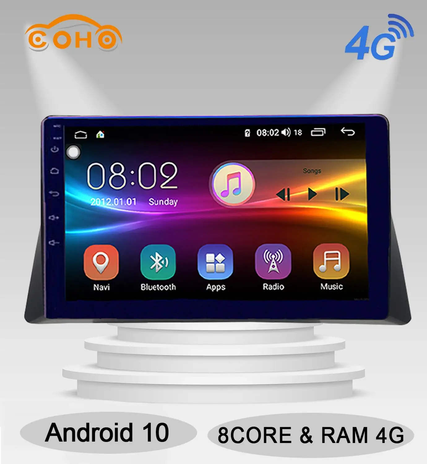 Accord Android 10 0 Octa Core 4 + 64g Gps навигация стерео радио для Honda 8G|Автомагнитолы| |