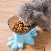 non slip cat bowl dog food plate pet bowls with raised stand water drinking plate feeder protect neck kitten puppy products