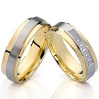 Парные обручальные кольца для мужчин и женщин, мужские и женские золотые ювелирные изделия, мужские и женские кольца в западном стиле с надписью LOVE Alliance вечность