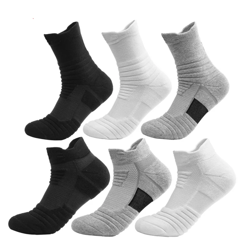

Sport Socks Men Running Basketball Breathable Anti Slip Cycling Walking Women Outdoor Sock Cotton Athletic No Sweat Sock