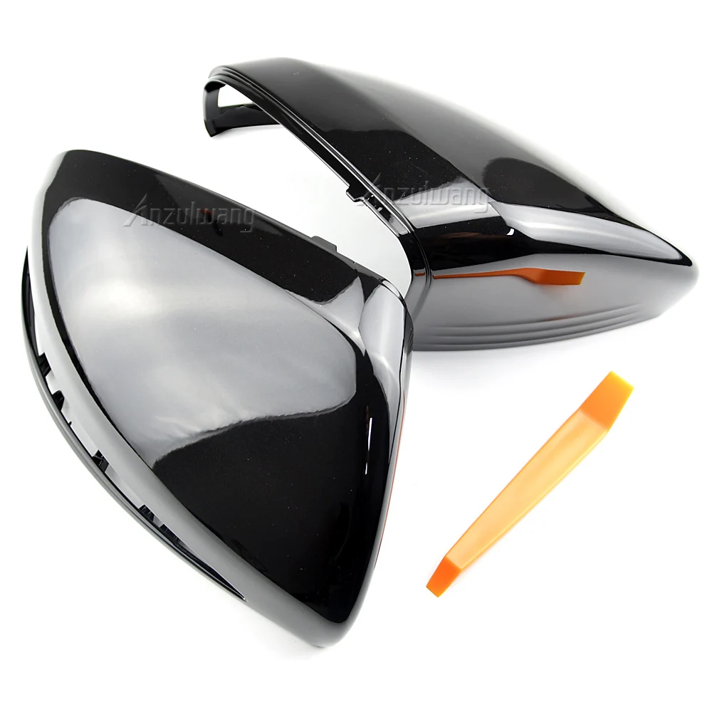 

Модифицированные глянцевые черные зеркальные крышки для Mercedes-Benz C S E GLC W205 W253 W222 W213 W238 X253, Сменные аксессуары для корпуса