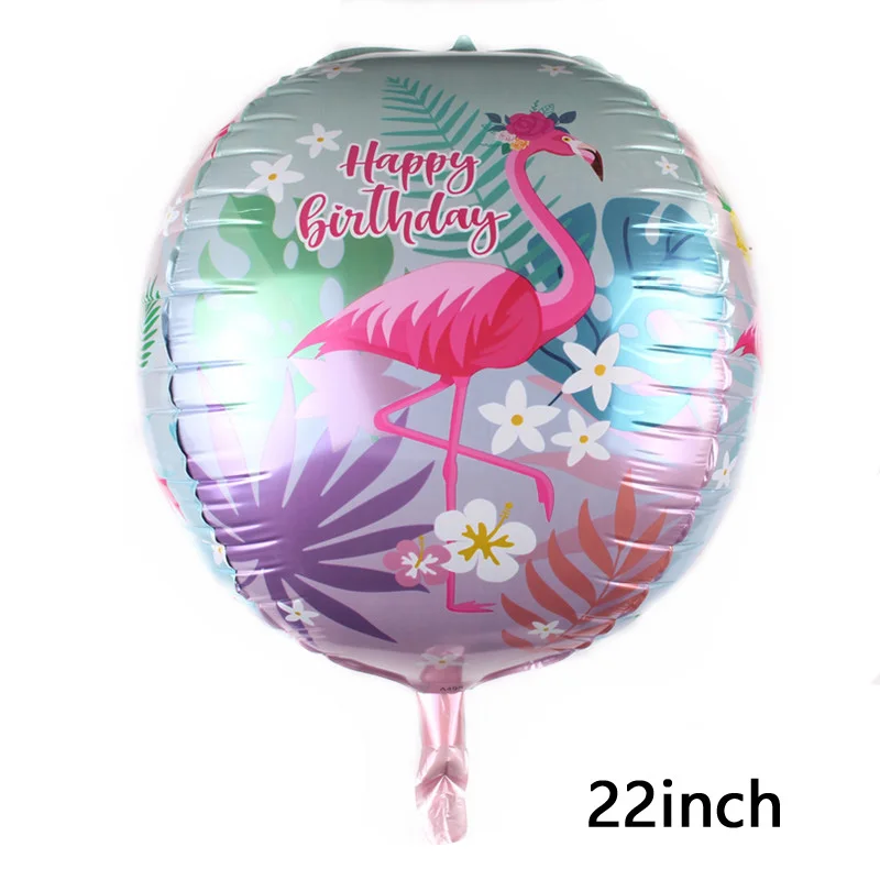 1pcs 4D Unicorn Flamingo Foil Baloon For Wedding Happy Birthday 22inch Inflatable Helium Balloon Festival Decor Party | Дом и сад