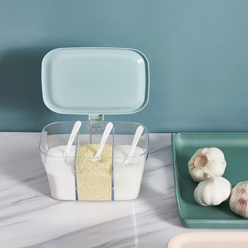 Баночки для специй Приправа Коробка хранения сахар соли и банка Кухонный