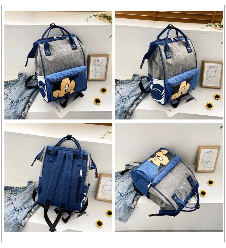 Многофункциональный рюкзак Микки Маус Disney вместительный Водонепроницаемый