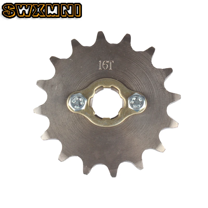 Motorcycle Steel 520 chain 20mm 16T Teeth Front Engine Sprocket For Honda Lifan ZongShen YCF ATV Quad Dirt Pit bike Buggy | Автомобили и