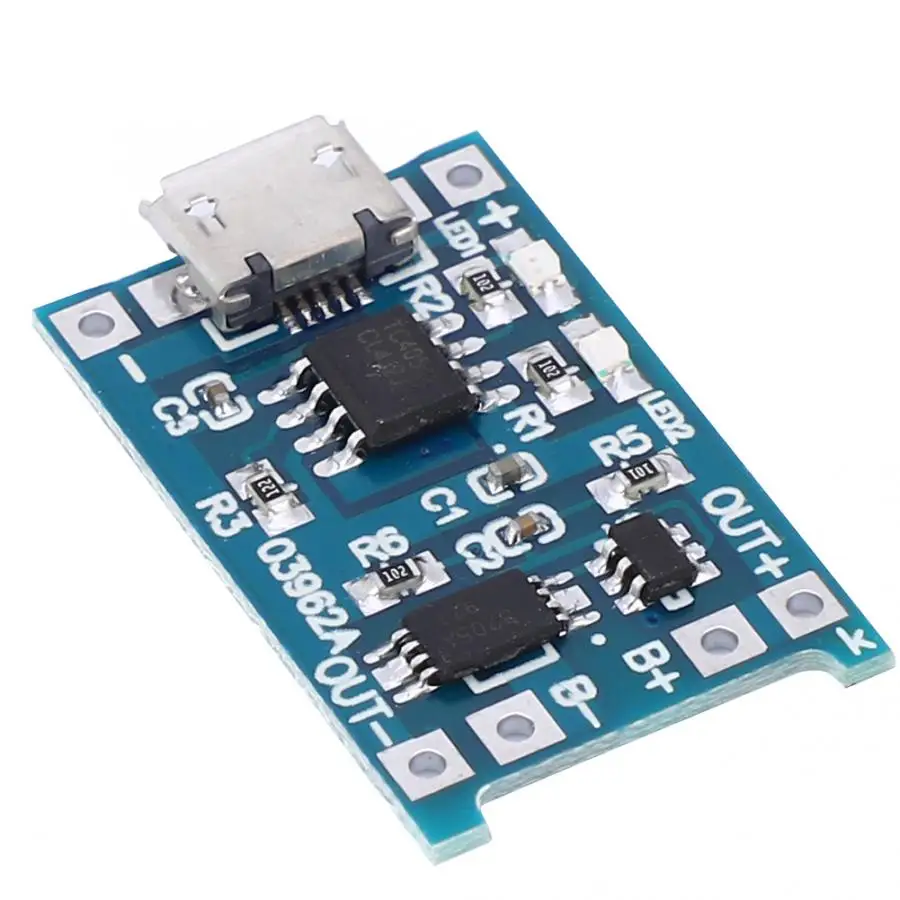 Литий Батарея защиты t10pcs 5V 1A Micro USB 18650 Липо защита зарядных устройств доска