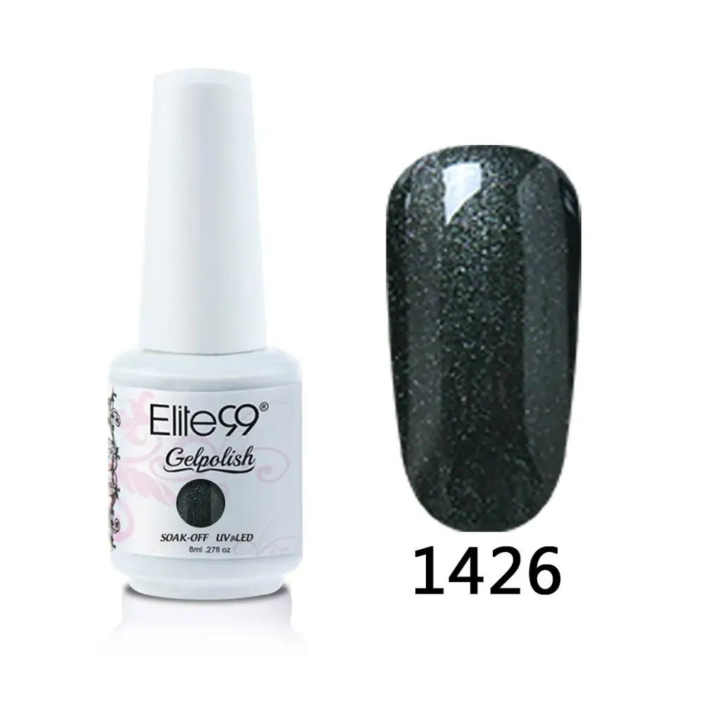 1426 Elite99 8 мл Гель-лак для ногтей Vernis Полупостоянный лак для ногтей УФ-гель лак для ногтей эмаль для маникюра Лак для ногтей - Цвет: 1426