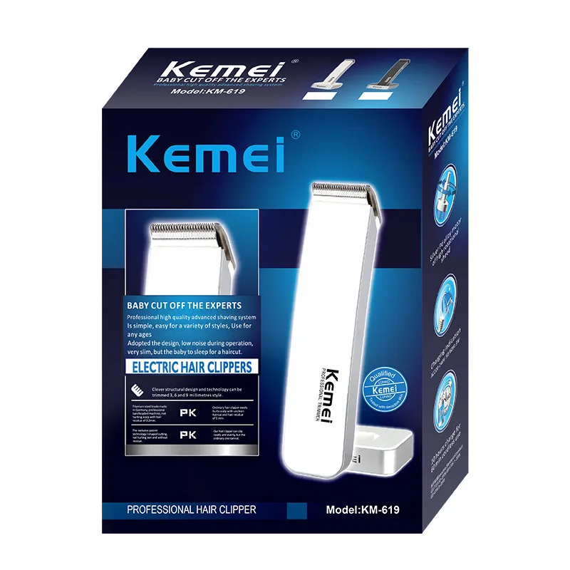 Машинка для стрижки волос Kemei аккумуляторная 220 240 В 4 3D|Триммеры волос| |