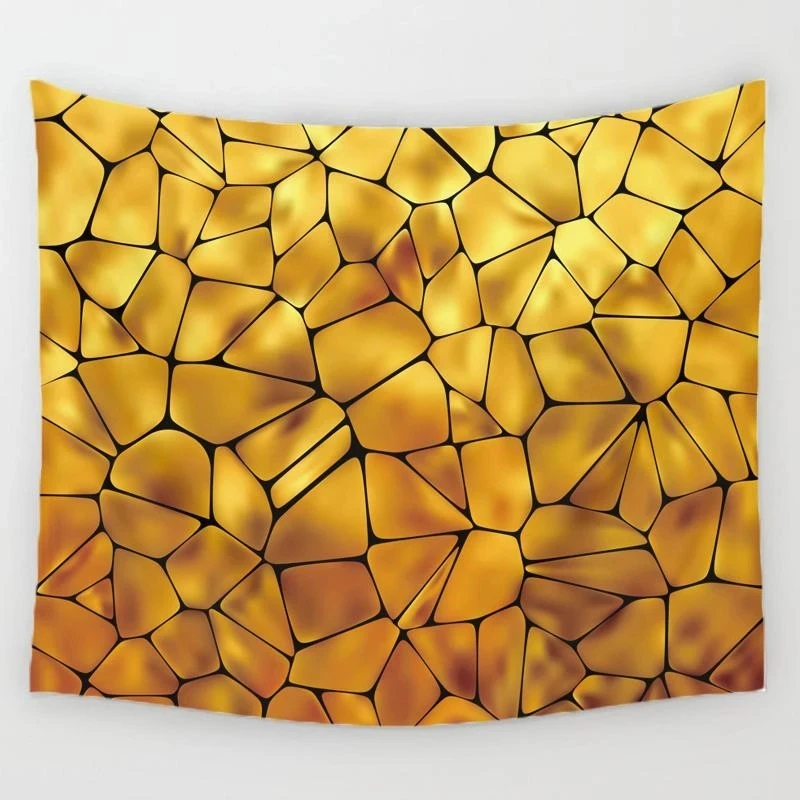 

2021 New Printed Shattered Glass Tapestry Printed Wall Hanging Tapestry Polyester Tapestry