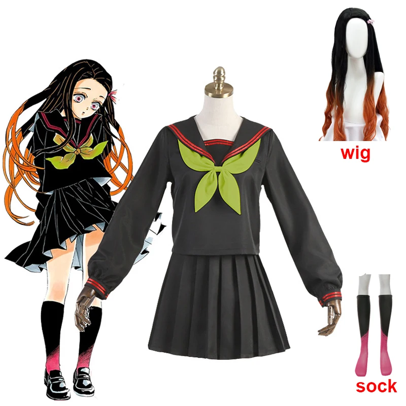 

Костюм для косплея из аниме «рассекающий демонов вампира»: камадо незуко макомо JK, школьная форма, костюм матроска, Женский костюм на заказ ...