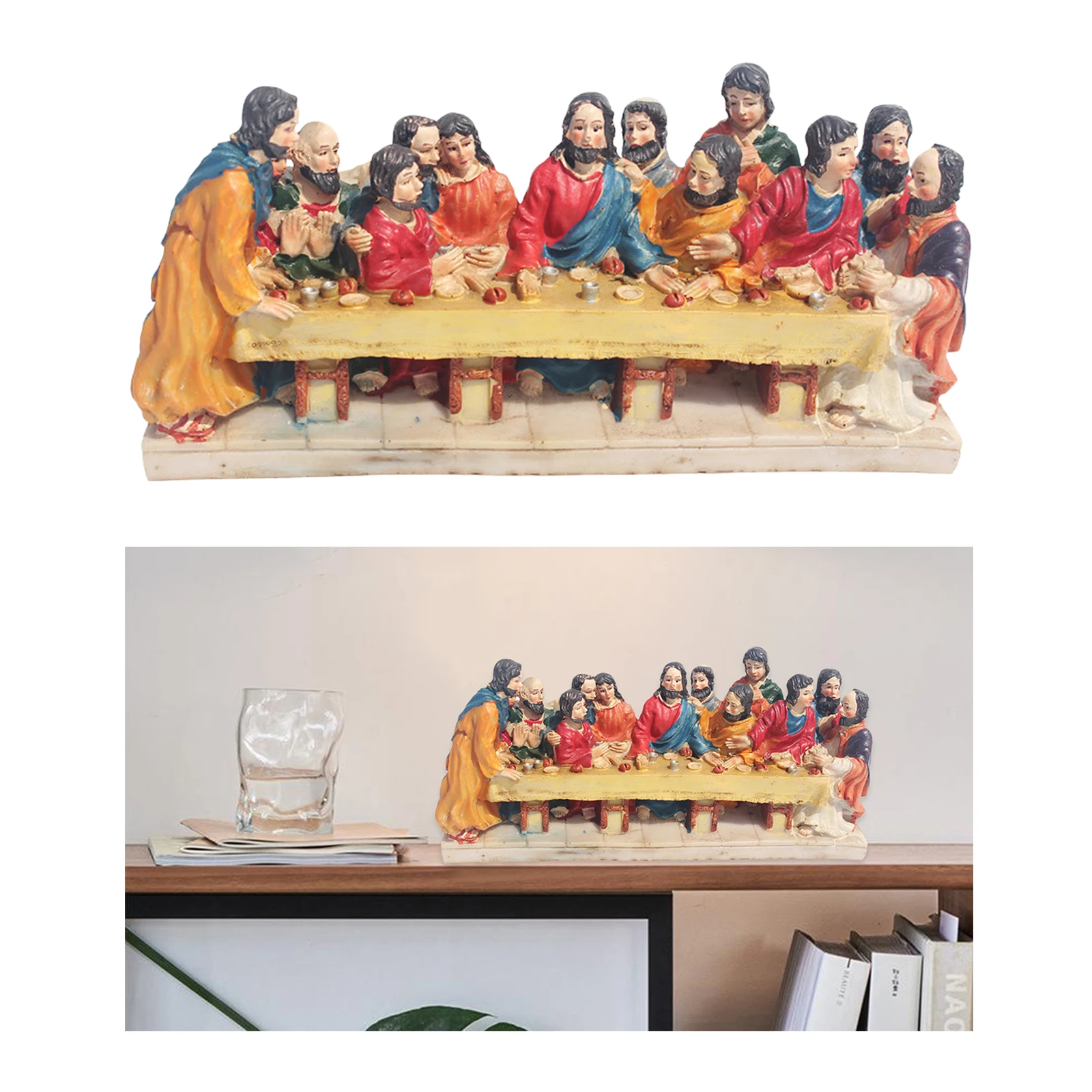 

1 шт., декоративная статуя из смолы с Иисусом