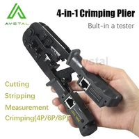 multifunctional rj45 network cable crimper 8p 6p 4p three purpose tester ratchet tool squeeze crimping wire network pliers