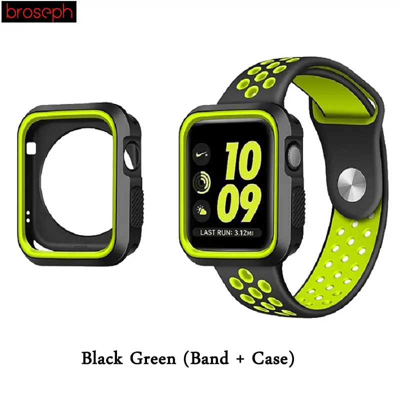 Watch Protector Bumper for Apple watch 4 Case 40mm 44mm Silicone Watch Cases Cover for Iwatch Series 3 2 1 Strap 38mm 42mm