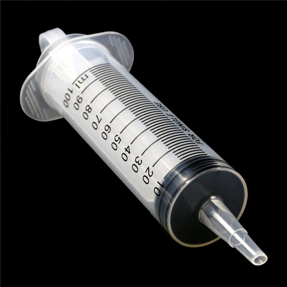 

Hot！100ML Syringe Reusable Large Hydroponics Nutrient Sterile Health Measuring Injector Tools Dog Cat Feeding Accessories