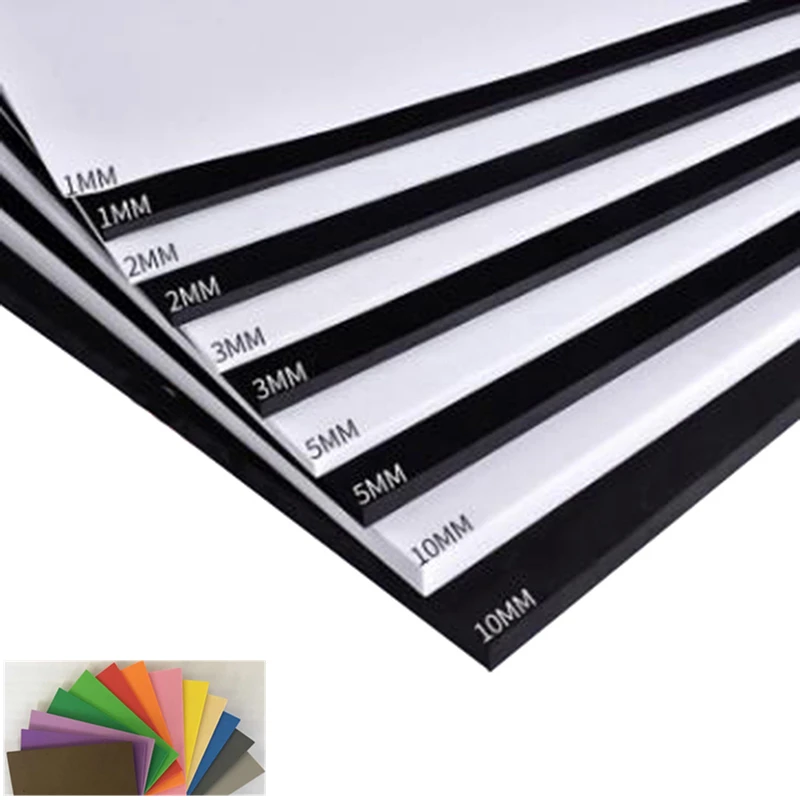 

BUENOS DIAS Both Smooth Environmentally-Friendly 2-6mm Eva Foam Sheets,Craft Handmade Cosplay Material