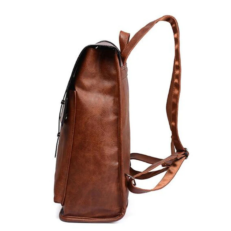 Винтажный рюкзак из искусственной кожи для мужчин и женщин роскошные деловые