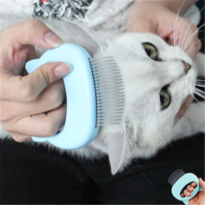 

Щетка в форме ракушки для домашних животных, массажный инструмент для ухода за питомцами, расческа для кошек, удаление и выпадение волос, ак...