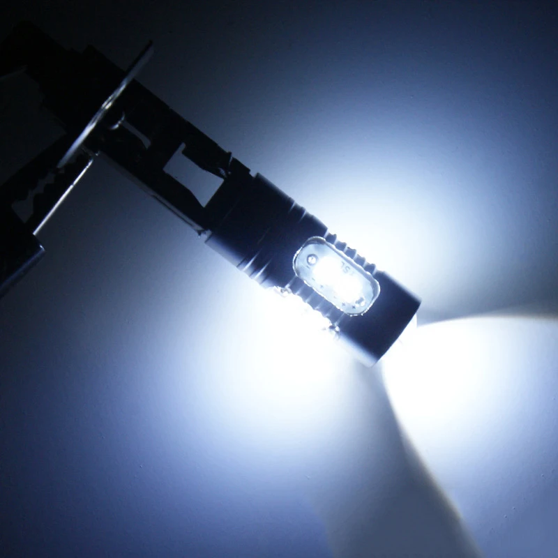 

2PCS Car Fog Lights H1 LED 10SMD 1800LM 8000K Ice Blue 6000K Super Bright H1 Lamp Bulbs 12V