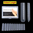 Форма для накладных ногтей, двойная форма, для наращивания пальцев, акриловый гель, УФ-гель для наращивания ногтей, инструмент для маникюра, дизайн ногтей